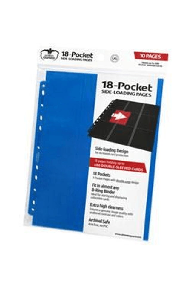 Pochette Ultimate guard 18-POCKET bleu