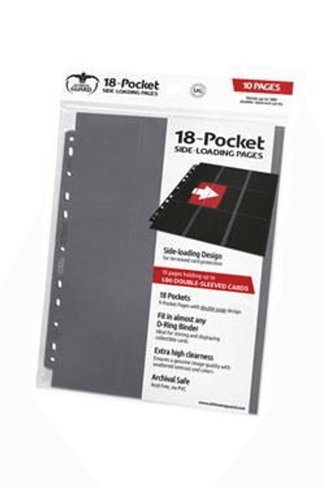 Pochette Ultimate guard 18-POCKET Gris
