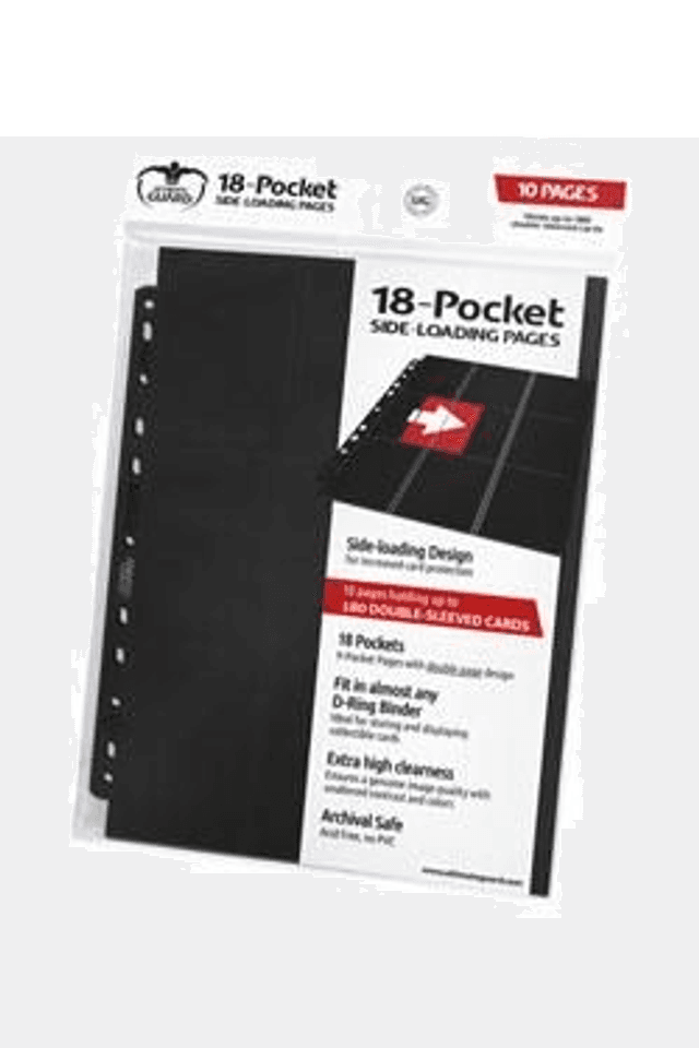 Pochette Ultimate guard 18-POCKET noir